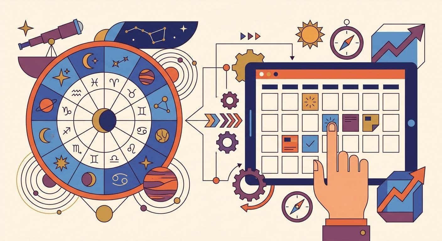 Astrofluence zu Google Calendar: der komplette Workflow für 2026
